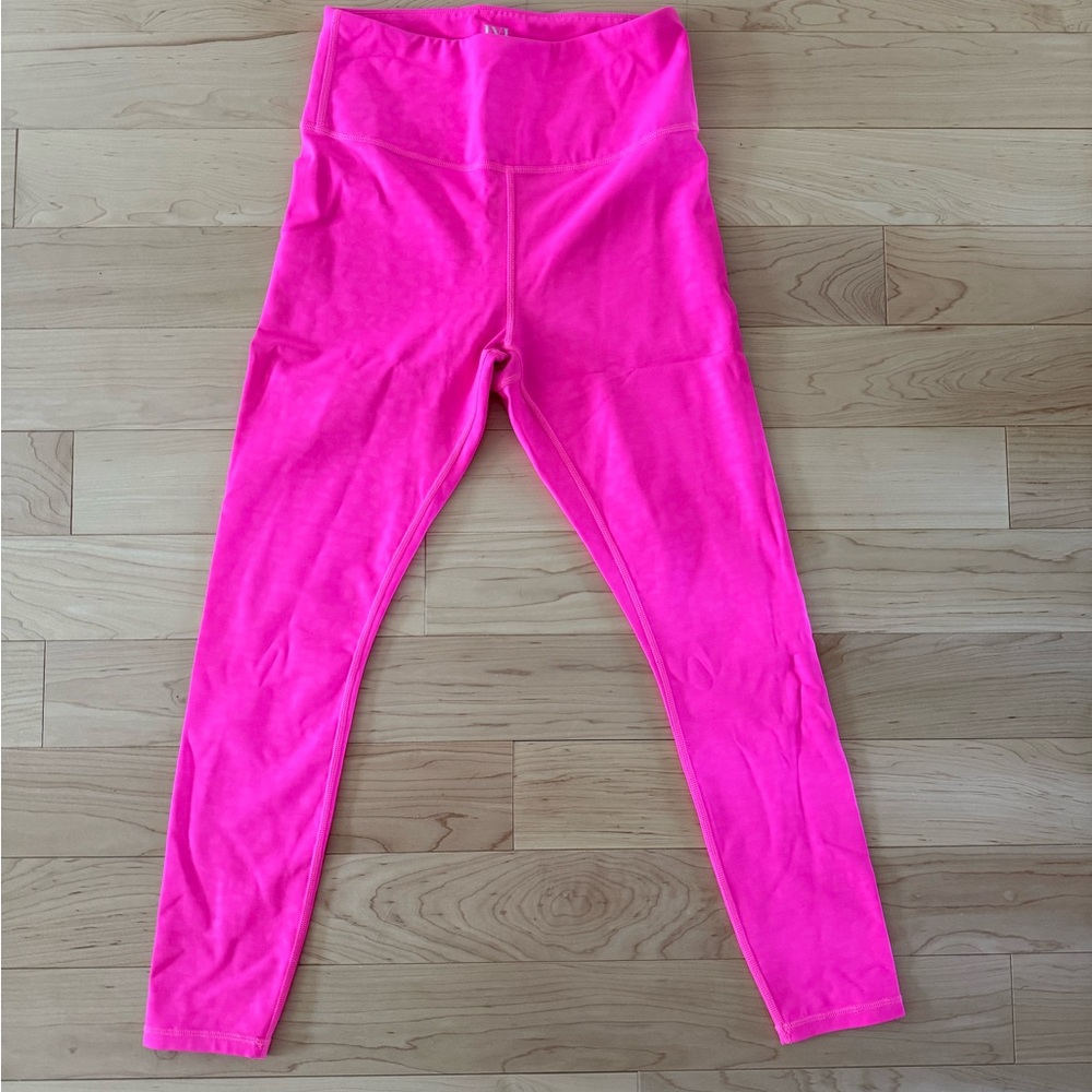 IVL Hot Pink Leggings - Subtle leopard print